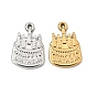 Birthday 304 Stainless Steel Pendants, Happy Birthday Cake Charms