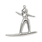 304 подвески из нержавеющей стали, шармы в форме человека 
