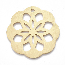 Алюминиевые большие подвески, Лазерная резка больших подвесок, цветок