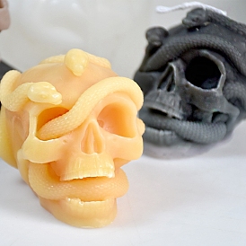 Food Grade DIY Silicone Candle Molds, For Candle Making, Skull