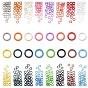 480Pcs 16 Colors Iron Quick Link Connectors, Linking Rings