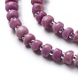 Natural Phosphosiderite Beads Strands, with Seed Beads, Chip