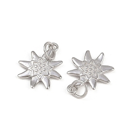 925 Blumenanhänger aus Sterlingsilber