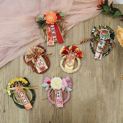 Бумажный японский венок сименава подвесные украшения, для украшения новогодней вечеринки