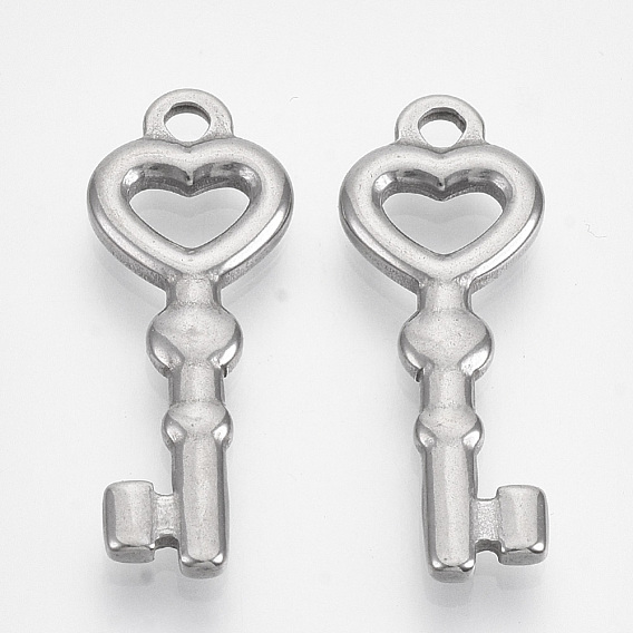 304 Stainless Steel Pendants, Key