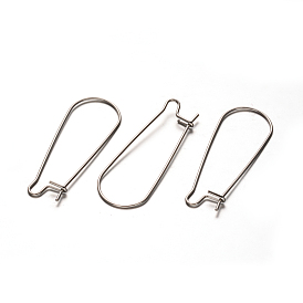 Серьги из 304 нержавеющей стали, 20 датчик, 33x13 мм, штифты : 0.8 мм