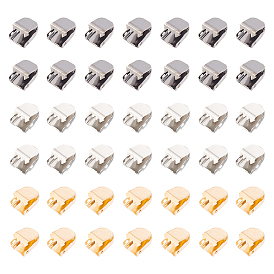 180шт 3 цвет 202 обжимные концы ленты из нержавеющей стали, зажимы для шнурков, без галстука туфли с кружевными кончиками головы