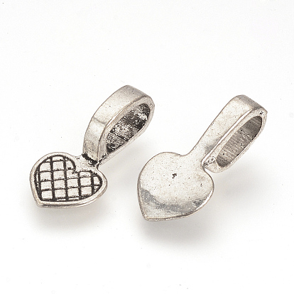 Тибетский сплав стиля клей-на плоской прокладки поручительств, сердце, без кадмия и без свинца