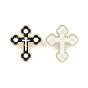 Булавки с эмалью в виде православного креста, булавки для лацканов из сплава для одежды рюкзака, золотые