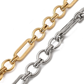 304 прямоугольник из нержавеющей стали с цепями с кольцевыми звеньями, несварные, ионное покрытие (ip)