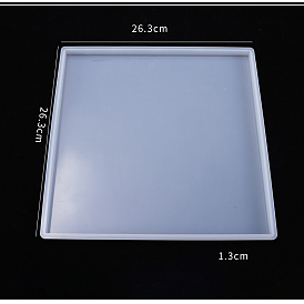 Square Fruit Tray Silicone Molds, for UV Resin, Epoxy Resin Craft Making