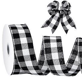 Полиэстеровая тартановая проволочная лента, лента с сетчатым краем