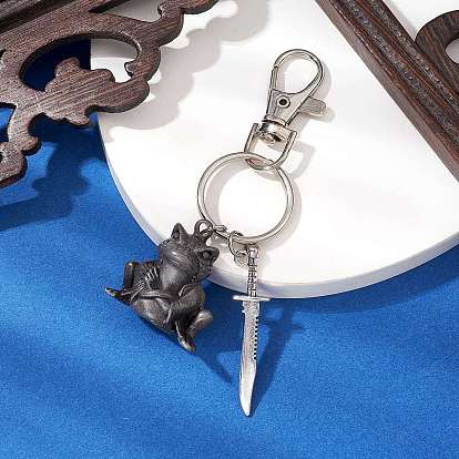 Сплав, с лягушкой и ножом в тибетском стиле