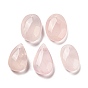 Natural Rose Quartz Pendants, Geometric Charms, Mixed Shapes