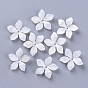 5 -capsules de perles d'acétate de cellulose (résine), fleur