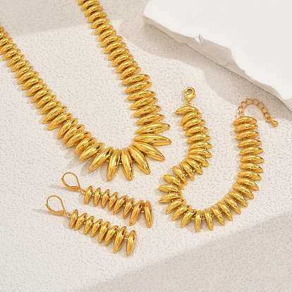 Комплекты из винтажного сплава браслетов, серег и ожерелий для женщин, идеально подходит для вечеринок и свадеб