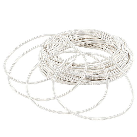 40 браслеты из пружинных нитей, минималистские браслеты, стальная французская проволока каркасная проволока, для штабелируемого ношения