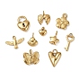 304 прелести нержавеющей стали, сердце/ключ/звезда/цветок, золотые