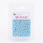 Glass Mosaic Tiles Cabochons, for Crafts Art, Imitation Jade, Square
