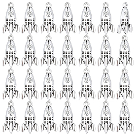 100шт. подвеска в тибетском стиле из сплава со стразами, без свинца и без кадмия, ракета