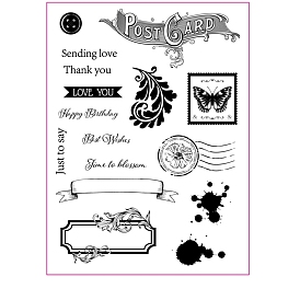 Почтовые марки силиконовые марки, для diy scrapbooking, фотоальбом декоративный, изготовление карт