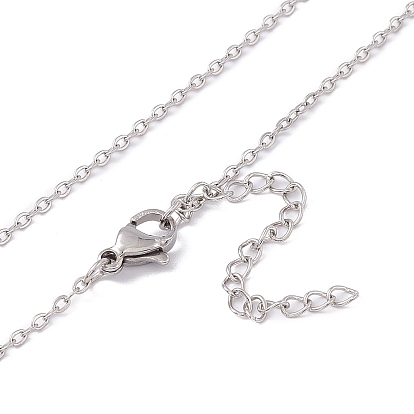 Black Acrylic Heart Stud Earrings & Pendant Necklace, 304 Stainless Steel Jewelry Set for Women
