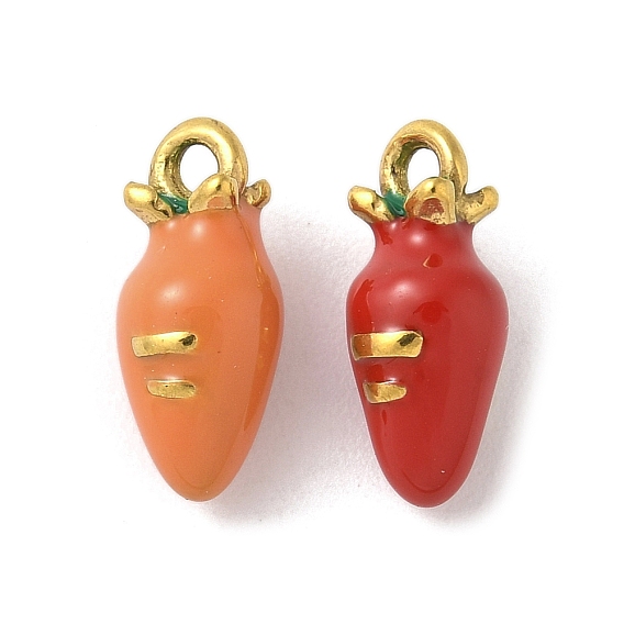 304 из нержавеющей стали шармы эмали, золотые, морковное очарование