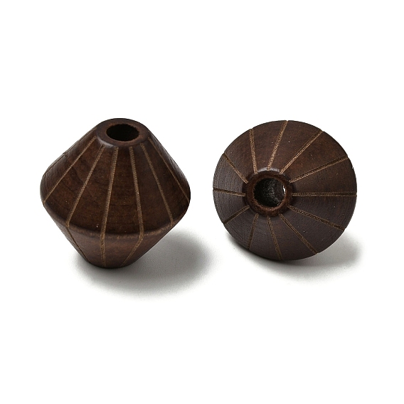 Древесина европейского бисера, бусины с большим отверстием, окрашенные