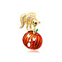 Halloween brooch Christmas night horror ghost wizard hole pumpkin head bat brooch personality drop oil corsage