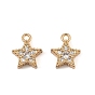 Латунные микро проложить кубического циркония подвески, звезды прелести