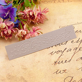 Dossiers de modèles de gaufrage en plastique transparent transparent, pour bricolage scrapbooking/album photo décoratif/papier gaufré, feuilles de timbres
