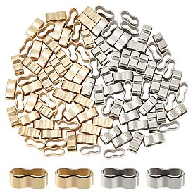 100 шт. 2 цвета цинковый сплав слайд-брелоки