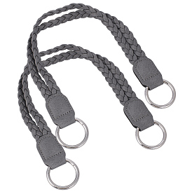 2 шт. плетеные ручки из искусственной кожи, женские сумки ручной работы поделки аксессуары