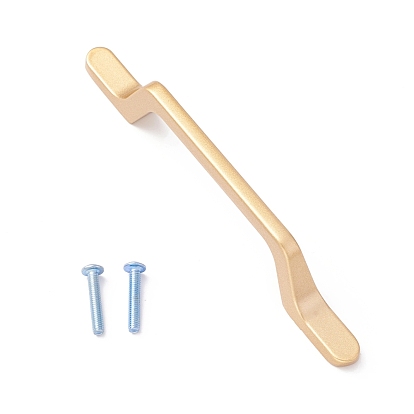Zinc Alloy Bar Cabinet Door Knobs, Kitchen Drawer Pulls Cabinet Handles, with Iron Screws
