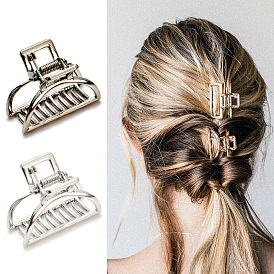 Simple Alloy Claw Clip for European and American Hair Accessories - Minimalist, Bathing Clip, Claw Clip.