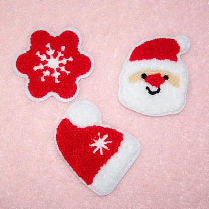 Christmas Theme Computerized Embroidery Cloth Iron on/Sew on Patches, Costume Accessories, Appliques