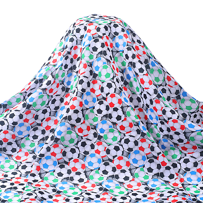 Polycotton Fabric, Clothing Accessories, Football Pattern