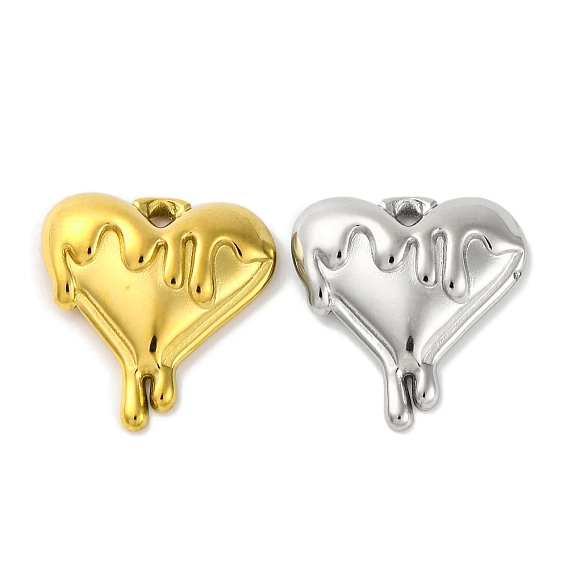 Ионное покрытие (ip) 304 подвески из нержавеющей стали, очарование тающего сердца