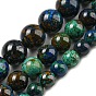 Natural Azurite Beads Strands, Round