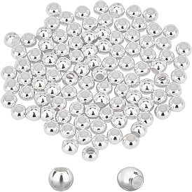 100Pcs 304 Stainless Steel Beads, Round
