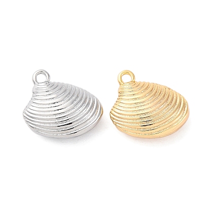 Латунные подвески, без кадмия, без никеля и без свинца, подвески в виде ракушки Венеры