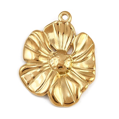 304 подвески из нержавеющей стали, ионное покрытие (ip), цветочный шарм