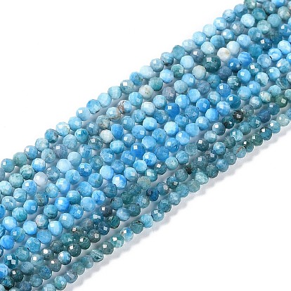 Природного апатита нитей бисера, граненые, круглые