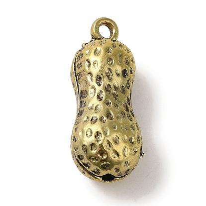 Tibetan Style Alloy Pendants, Cadmium Free & Lead Free, Peanut Charms
