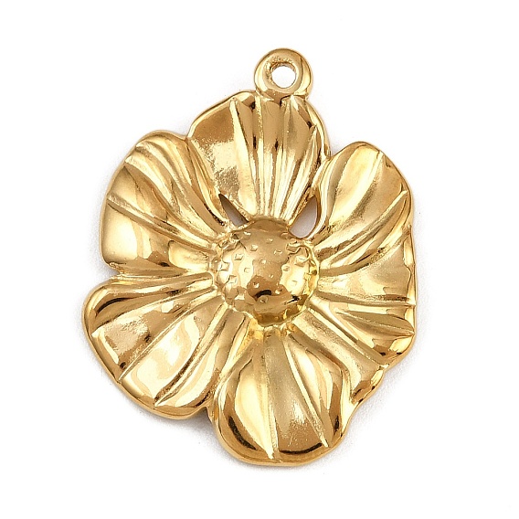 304 подвески из нержавеющей стали, ионное покрытие (ip), цветочный шарм