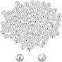 100Pcs 304 Stainless Steel Beads, Round