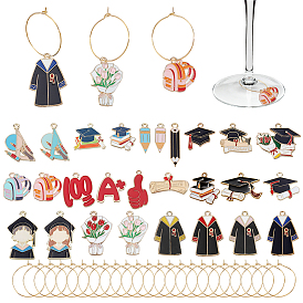 DIY Brass Wine Glass Charm Making Kits