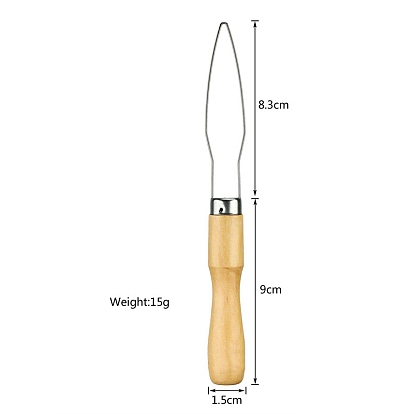 Wood & Aluminum Needle Threading Device, for Sewing DIY Multifunctional Threading Device Needle Threading Tool