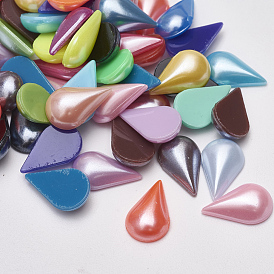Acrylic Pearl Cabochons, Drop