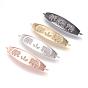 Brass Micro Pave Cubic Zirconia Links, Elephant